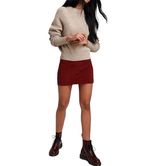 Free People Too Good Heathered Beige Knit Sweater - Picture 6 of 11